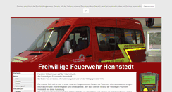 Desktop Screenshot of ff-hennstedt.de